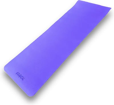 KRAKEN Fitnessmat | Sportmat | Yogamat | Trainingsmat | Meditatie Mat | Sport Mat voor Fitness | 183 CM Lang x 60 CM Breed x 6 MM Dik | Met Draagkoord | Duurzaam Materiaal | Violet & Light Purple | Anti-Slip