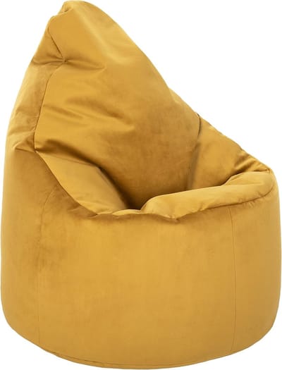 Goodivery ® Fluwelen Zitzak Stoel voor Binnengebruik met Ergonomisch Ontwerp en Hoog Comfortniveau