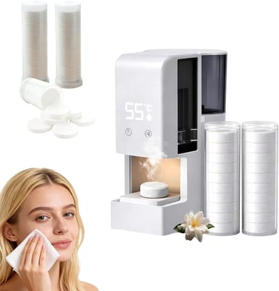 Handdoekdispenser - Warme handdoeken - Gezichtsreiniging - Snelle verwarming - 40 handdoeken