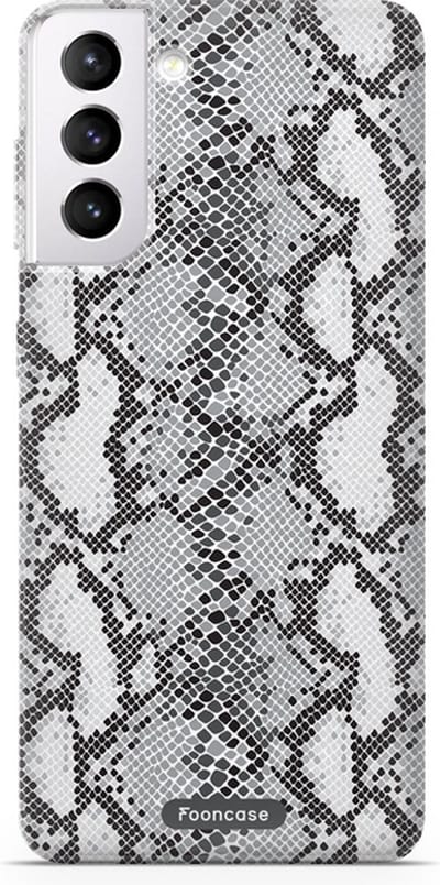 Fooncase Hoesje Geschikt voor Samsung Galaxy S22 Plus - Shockproof Case - Back Cover / Soft Case - Snake it / Slangen print