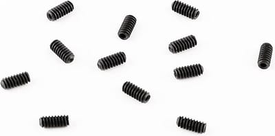 Saddle Height screws, American Series Strat '86-'07, 1/4, zwart, 12 pcs