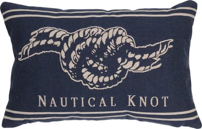gobelin kussen navy nautical knot 30x45cm*
