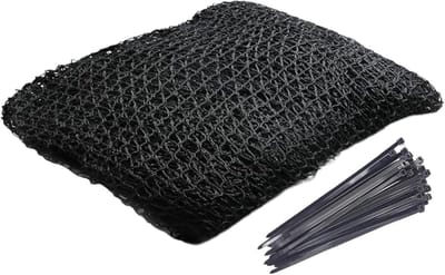 Beschermnet voor balkon - Veiligheidsnet trap - Kinderveiligheid creëren - Duurzaam polyester materiaal - 200 x 80 cm - Zwart