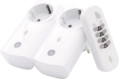 Draadloze Smart Home Power Tussenstekker Zender IP55 tot 2300 Watt