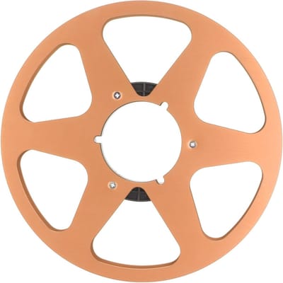 Lege 1/4 10.5 Inch Tape Reel van Aluminium Legering met 6 Windweerstandsgaten voor Geluidsopnames en Audioproductie