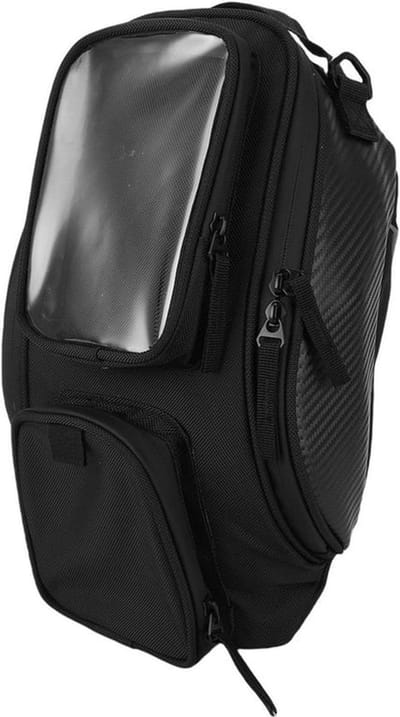 Motortas Waterbestendig - Magnetische Tas - Universele Tas - Olie Brandstoftank Tas - Eenvoudig te Installeren - Transparante Mobiele Telefoontas - Motorbag