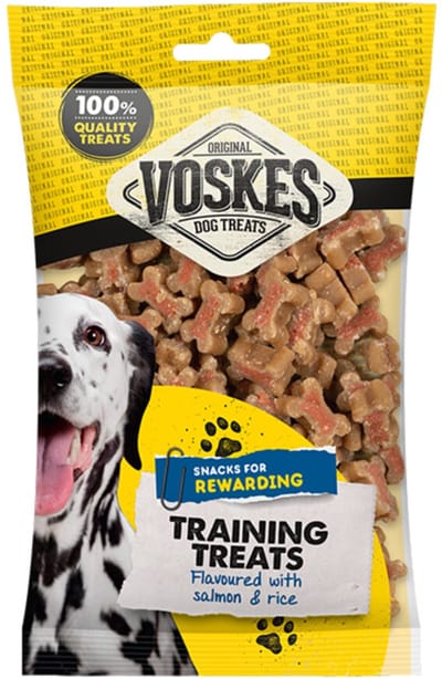 Voskes Hondensnacks Training Zalm en Rijst - 14 x 200 gr - Voordeelverpakking