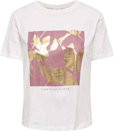 JDY Lima SS Print T-shirt Dames - Maat S