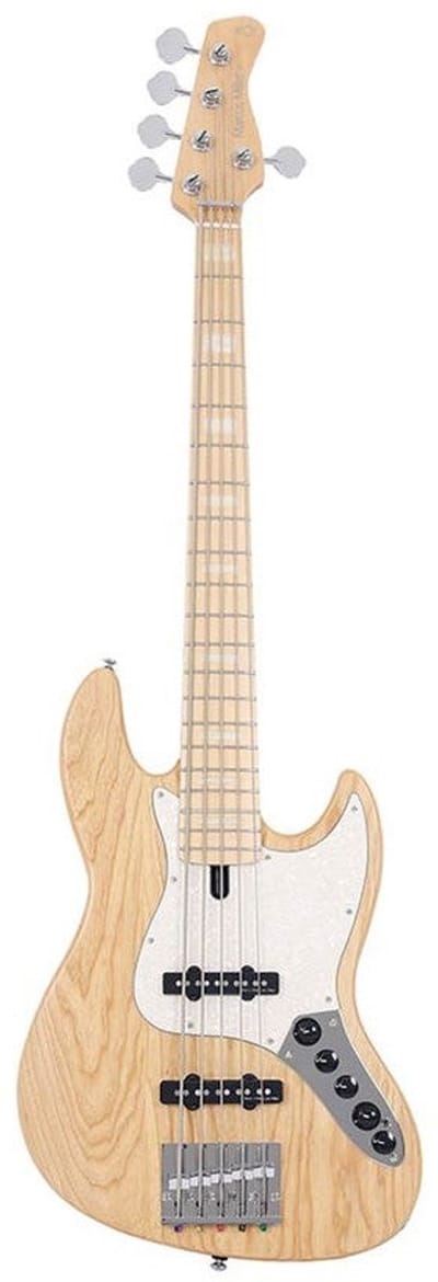 Sire V7 SR5/NTS Marcus Miller Reissue swamp ash 5-snarige actieve basgitaar Natural Satin