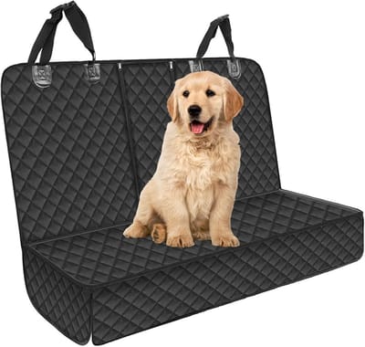Autostoelhoes Honden - Deken Achterbank - Veilig Reizen - Waterdicht Krasbestendig - Universeel Model - Zwart