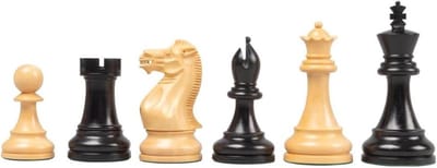 Schaakstukken Set - Strategie Spel - Competitie Spelen - Gewogen Balans - 95 mm Koning - Houten Kist