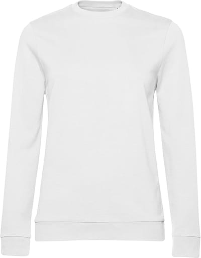 Sweater 'French Terry/Women' B&C Collectie maat 3XL Wit