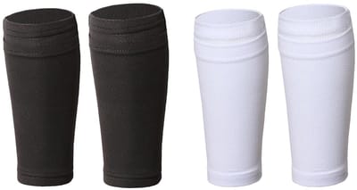 Dailygoods- Compressiesokken 2 Paar - Kuitcompressiesokken - Ondersteuning - Antislip - Ademend - Vochtabsorberend - Kuitmouwen
