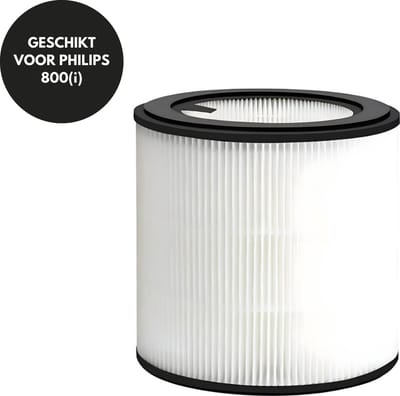 JustValue HEPA Filter geschikt voor Philips 800 en 800i series luchtreiniger - Vervangt de modellen FY0194 FY0293 AC0819, AC0820