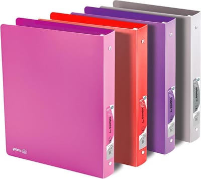 Poly 3 Ring Binder - Ordner Ringband - Project Organisatie - Scheurvast - 1 inch - Transparant