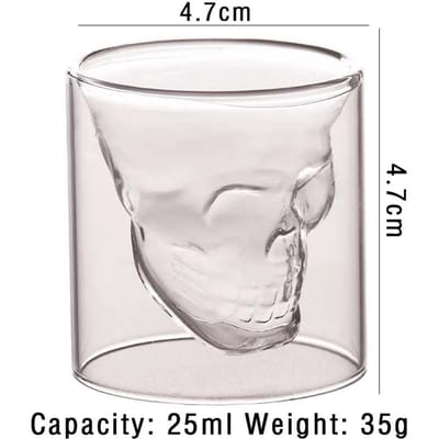 Wijnglas Glazen Wijn Kristal Cocktailglazen Whisky Barware Bier Drinkware Drinken Koffiemokken Dubbelwandige Mok Glazen Beker 25ml white