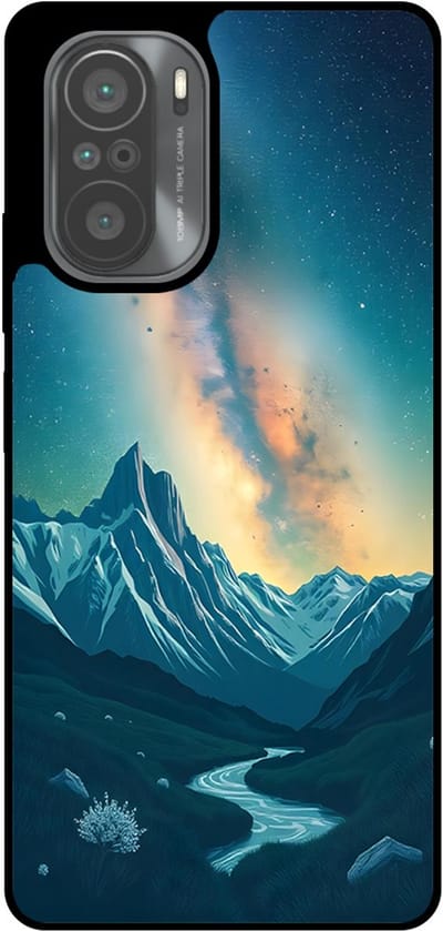 Smartphonica Telefoonhoesje Geschikt voor Xiaomi Mi 11i met Sterrenhemel Opdruk - TPU Backcover Case With Space And Milkyway Design geschikt voor Xiaomi Mi 11i