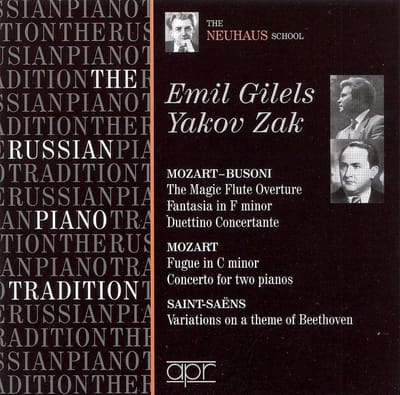 The Russian Piano Tradition Mozart