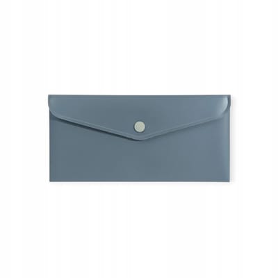 Biurfol DL envelop map met drukknoop, soft touch, grijs