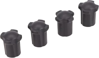 Stoelpootjes - Beschermdoppen - Meubels Beschermen - Verstevigd Bodemontwerp - 4 stuks - Zwart