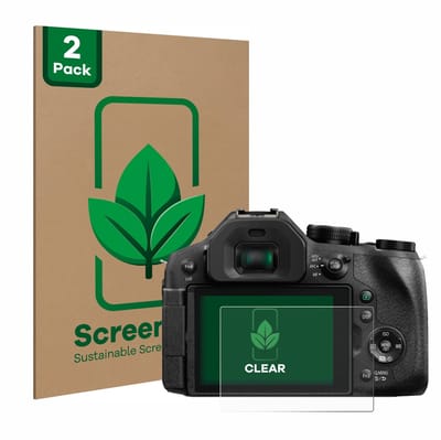 2 Stuks Screenprotector voor Panasonic Lumix DMC-FZ300 - Hoogwaardige Beschermfolie transparant
