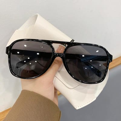 Vintage Aviator Zonnebril Man Vrouw Mode Populair Ins Shades Luxe Merk Designer Mannelijk Vrouwelijk Rijbril as picture