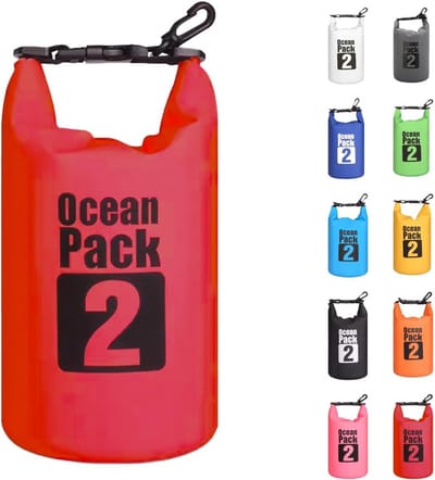 Waterdichte Droogzak (Dry Bag) met Schouderriem - Verschillende Maten - Ideaal voor Watersport, Kamperen en Vakantie