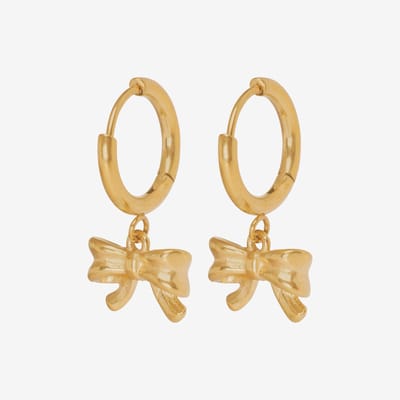Essenza Bow Earrings Gold