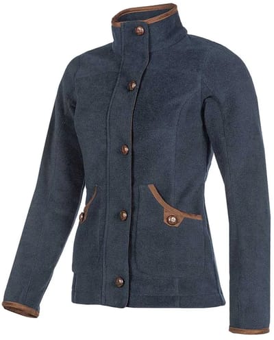 Baleno Claire Fleece Met Volledige Rits Blauw XS Vrouw