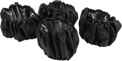 Stofdichte Wielenhoezen voor Kinderwagens - 4 Stuks Oxford Stof Bescherming voor Wielen en Accessoires
