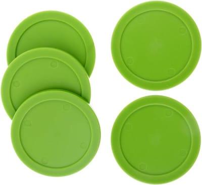 Air Hockey Pucks - Schijven - Airhockey Spelen - Duurzaam Plastic - 62 mm - Groen