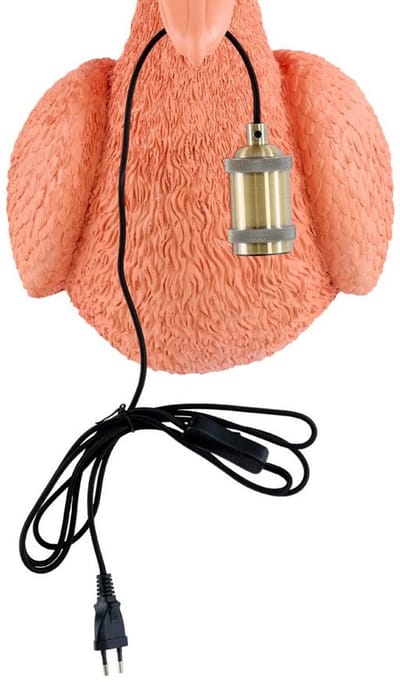 Light & Living - wandlamp - Pelikaan - roze - kunststof - dierenlamp - E27 - 3129195 - Pelican