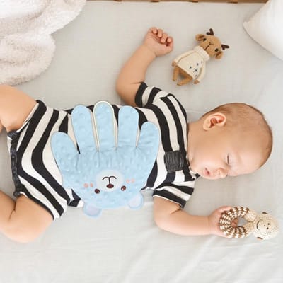 Comforting Palm Pillow | Soothing Pat Pillow | Baby Sleep Assistance Pillow | RC Baby Patting Hand Pillow | Gentle Calming | Cozy Baby Pillow With Patting Motion For Relaxing Cold Weather