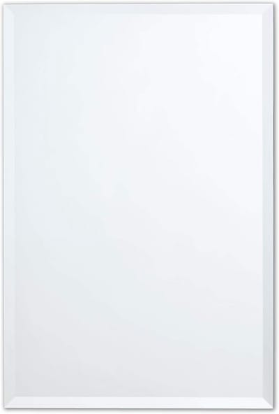 Grote Rechthoekige Wandspiegel zonder Frame met Facetrand 60x90 cm