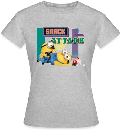 Minions Snack Attack T-Shirt Dames