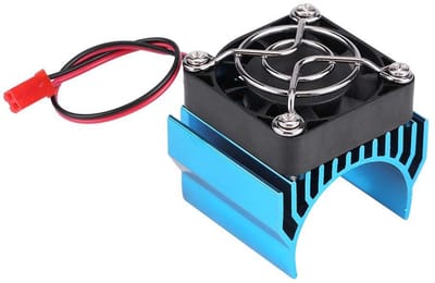 RC Motor Koellichaam met Koelventilator voor 1/10 Schaal Elektrische Auto