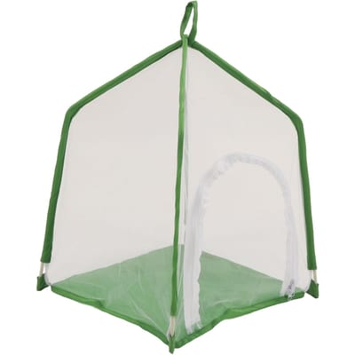 Cage à insectes en forme de maison, cage de jardinage ornementale exquise pour expérience d'éducation scientifique white