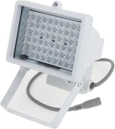 CCTV IR LED Bulb - Infrarood Verlichting - Nachtzicht Verbeteren - 60 LED's - 12 cm - Wit