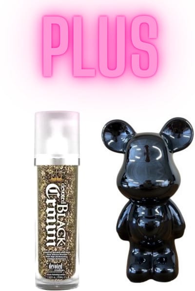 Devoted Creations Black Crown 210 ml PLUS Keramische Beer Zwart 18 cm !