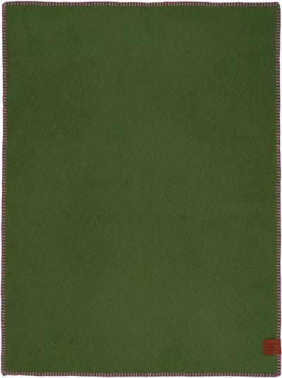 Klippan wiegdeken Cozy baby green/pink, 65x90 cm, 50% recycled & 50% eco lambswool