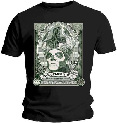 Ghost - Papa Cash Heren T-shirt - M - Zwart