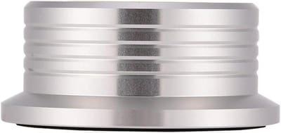 Platenstabilisator - Draaitafel Gewicht - Muziek Luisteren - Geïntegreerde Waterpas - 7 mm Spilgat - Zilver