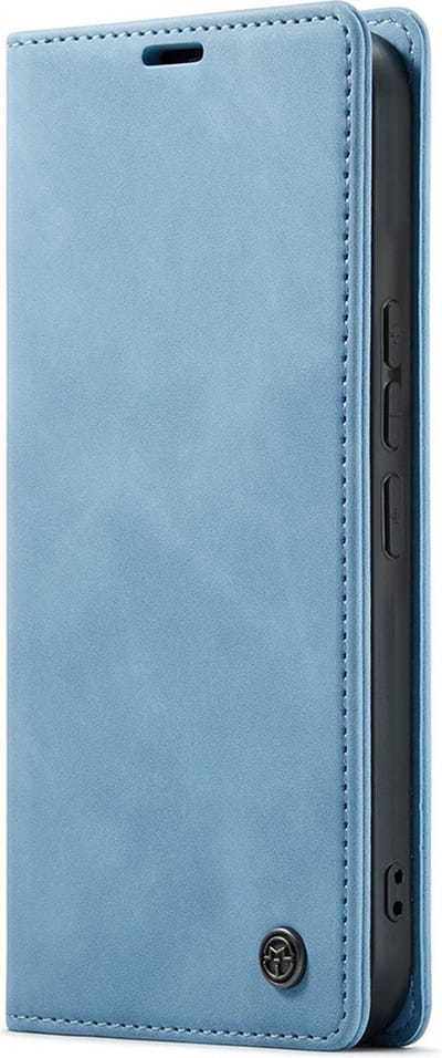 CaseMania Bookcase hoesje geschikt voor Samsung Galaxy A15 - Effen Lichtblauw - Kunstleer