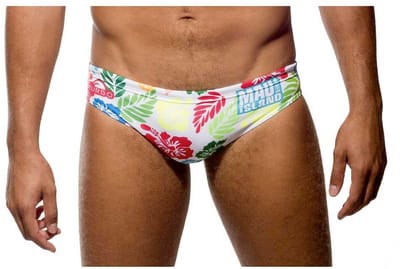Turbo Island Zwemslip Wit 2XL Man