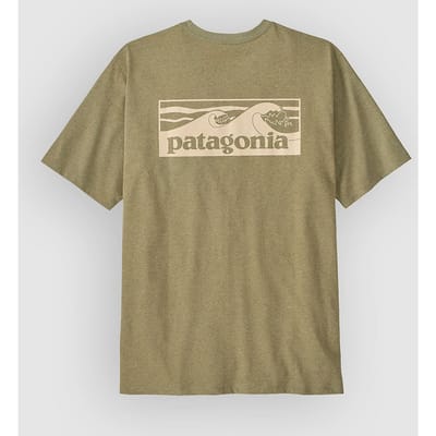 Patagonia Boardshort Logo Pocket Responsibili T-Shirt groen