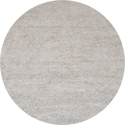 Vloerkleed Berbero Pelosa Creme 815 - ø160 cm - Wol Hoogpolig Vloerkleed – Japandi / Tijdloos Design