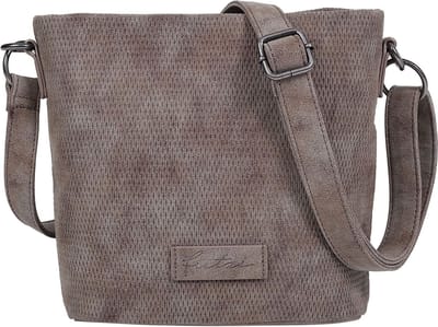Fritzi aus Preußen Schoudertas Juky03 Sunny Crossbody Bag Old Wood Lichtbruin