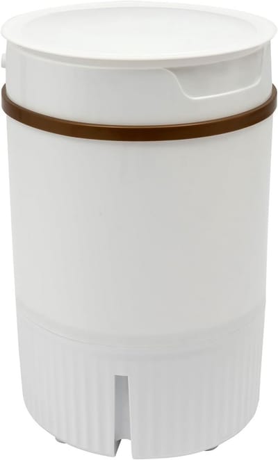 Draagbare Wasunit - Mini Wasmachine - Kleine Was - Energiezuinig Ontwerp - 45 Liter - Wit