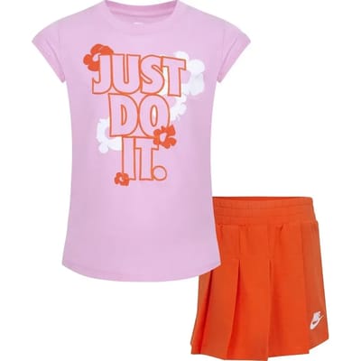 T-shirt en rok voor babymeisjes Nike Floral