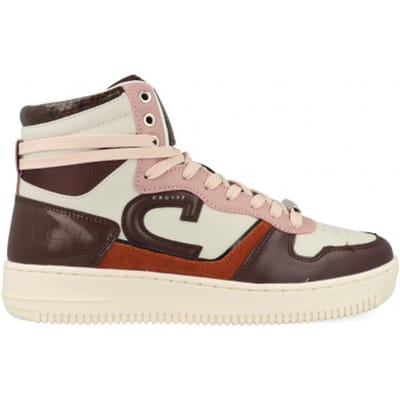 Cruyff Campo High Lux dames sneaker - Bruin multi - Maat 37